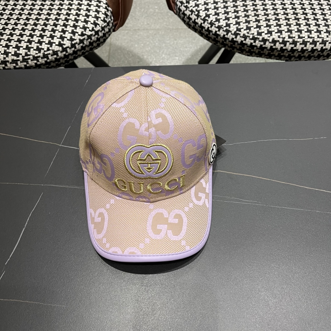  Gucci(古奇)经典原单棒球帽😍😍专柜11开模订制，轻盈透气！实物拍摄，四季百搭男女适用，基础头围5