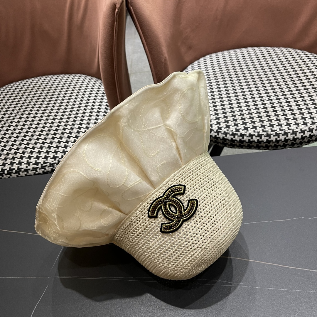 【CHANEL香奈儿】2025新款大沿防晒防紫外线渔夫帽女春
夏百搭出游防晒帽