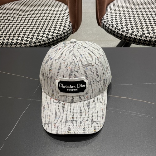 Casquette de baseball Dior Oblique Jacquard avec logo brodé ajustable 1 Casquette de baseball Dior Oblique Jacquard avec logo brodé ajustable