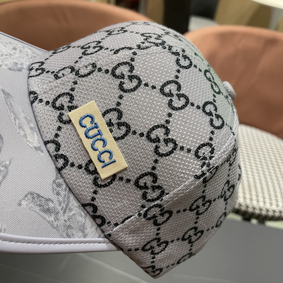 Gucci Monogram Baseball Cap Adjustable Unisex Design, Gray 9 cmp i1749047624053 8552 0 7