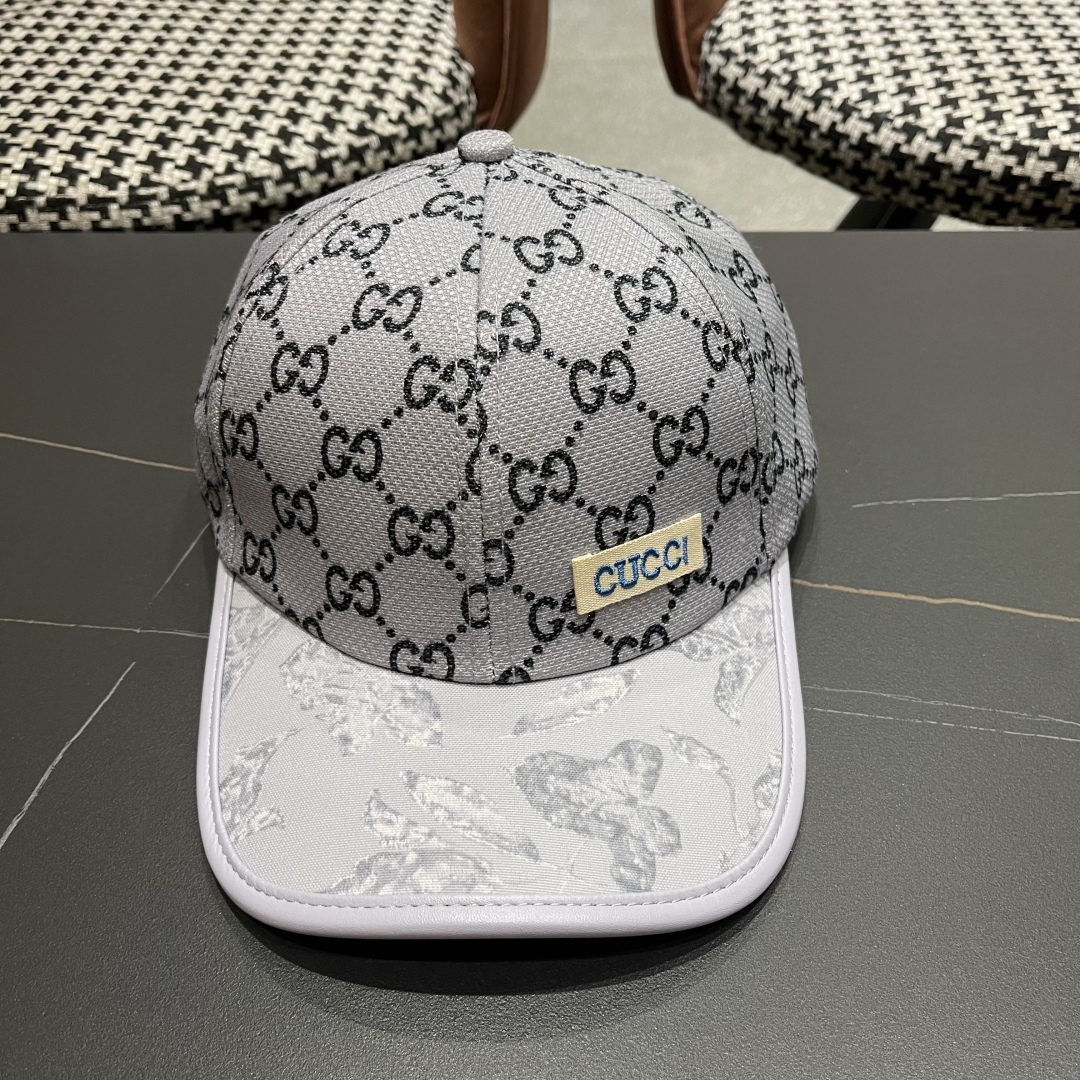 Gucci Monogram Baseball Cap Adjustable Unisex Design, Gray 5 cmp i1749047624071 8245 0 3