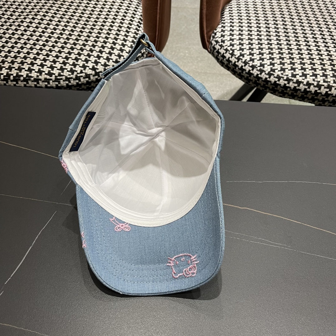  Lv路易威登鸭舌帽女士夏季2025新款帽子大头国显脸小防晒棒球帽