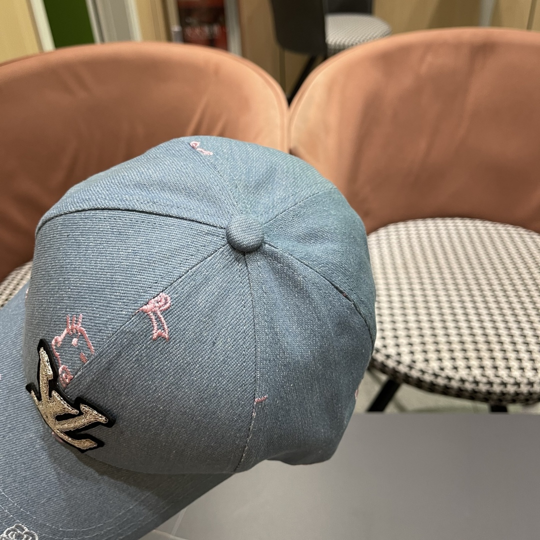  Lv路易威登鸭舌帽女士夏季2025新款帽子大头国显脸小防晒棒球帽