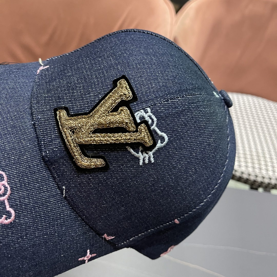  Lv路易威登鸭舌帽女士夏季2025新款帽子大头国显脸小防晒棒球帽