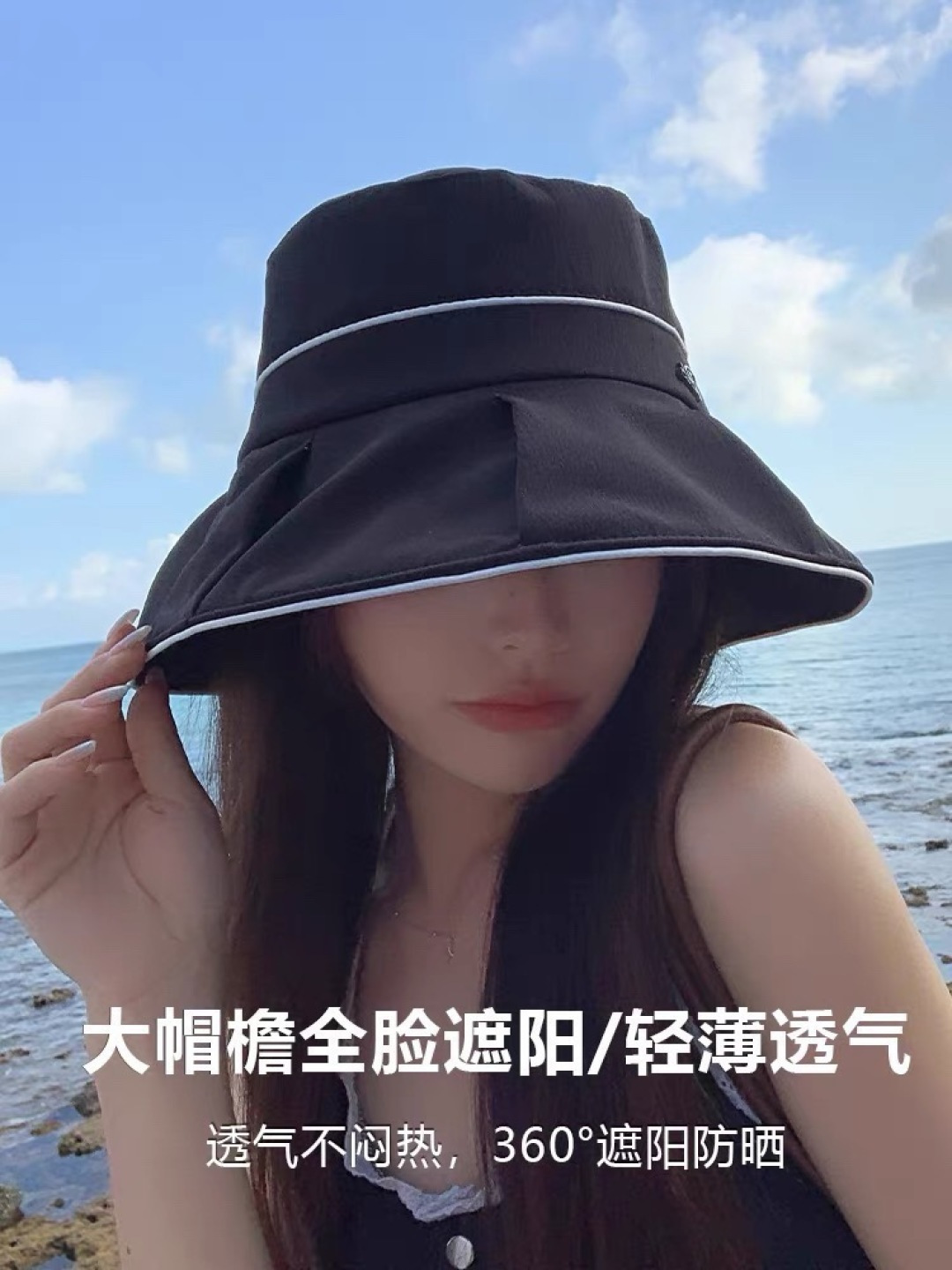  Dior 迪奥 2025新款遮脸盆渔夫帽， 精致純也格调很有感觉，很酷很时尚，质量超赞
