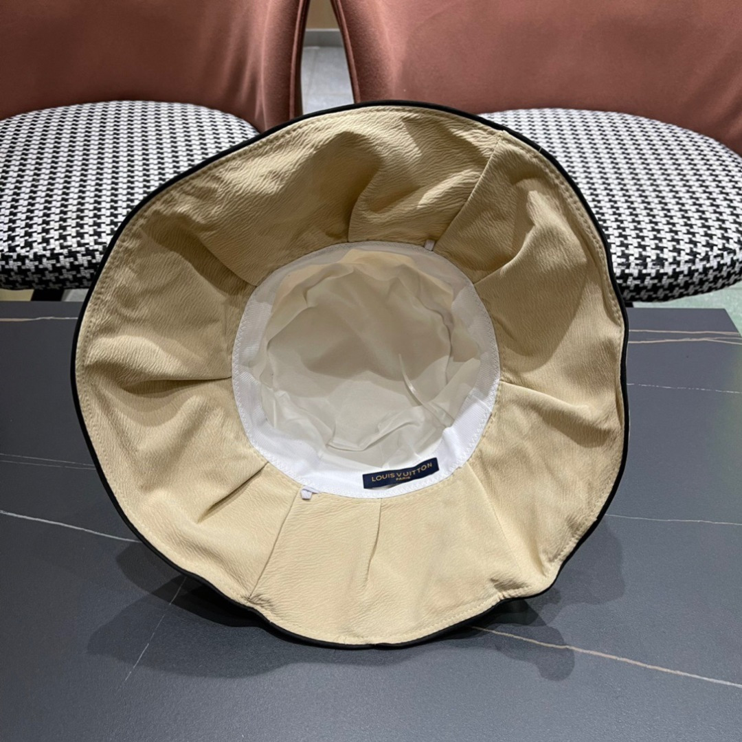   LouiVuittonLV 2025新款路易威登渔夫帽，简单大方 男女通用遮阳帽，