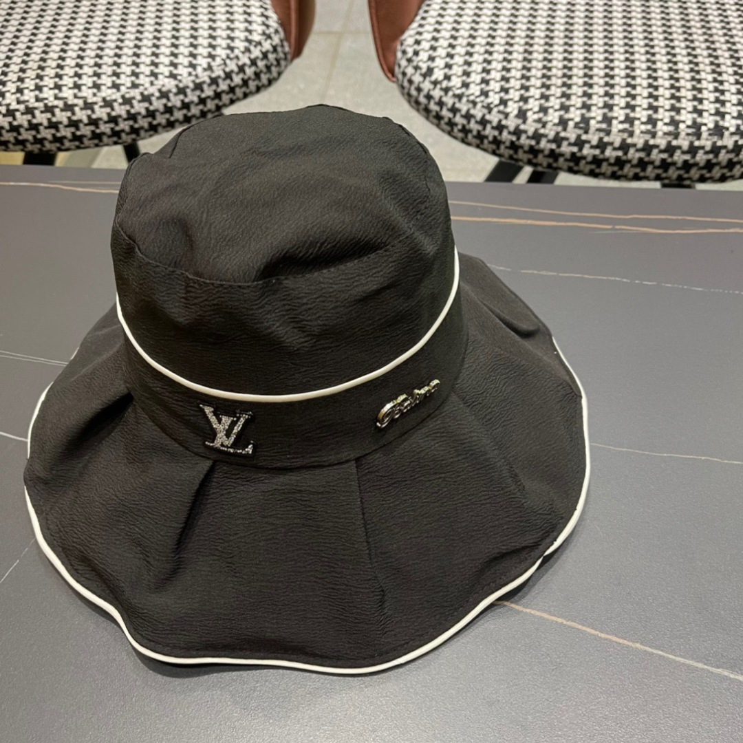   LouiVuittonLV 2025新款路易威登渔夫帽，简单大方 男女通用遮阳帽，
