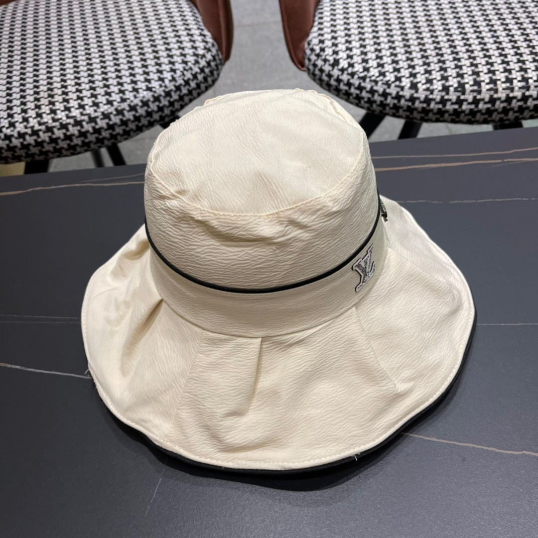   LouiVuittonLV 2025新款路易威登渔夫帽，简单大方 男女通用遮阳帽，