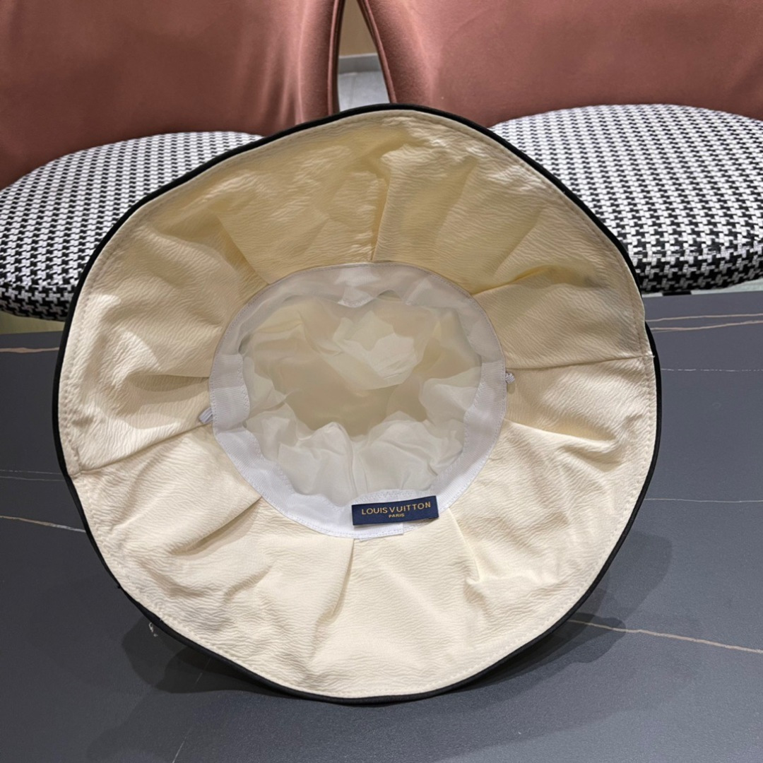   LouiVuittonLV 2025新款路易威登渔夫帽，简单大方 男女通用遮阳帽，