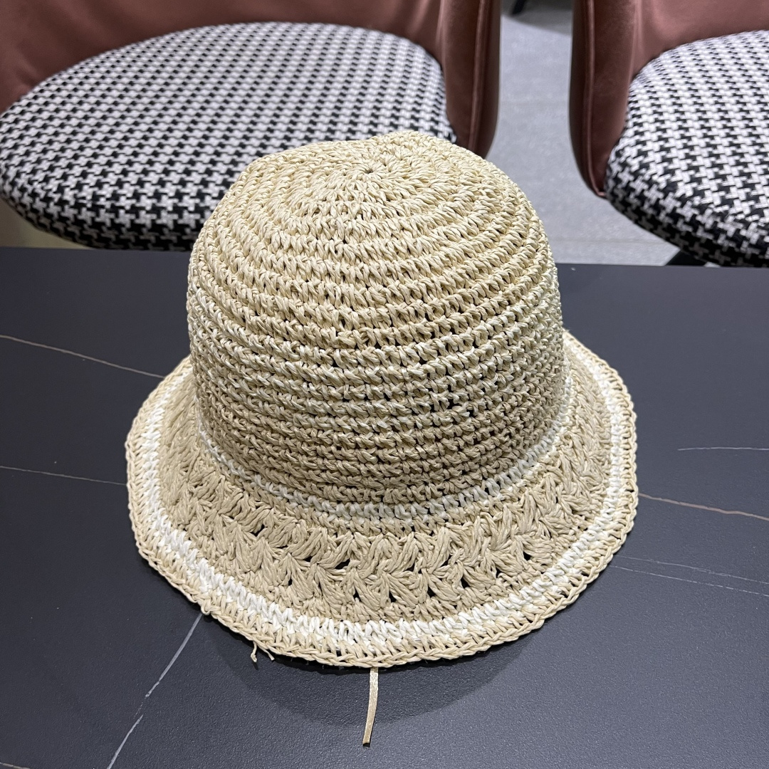  Lv路易威登韩版ins粉色草编渔夫帽女春季海边度假
大帽檐甜美防晒草帽遞阳帽