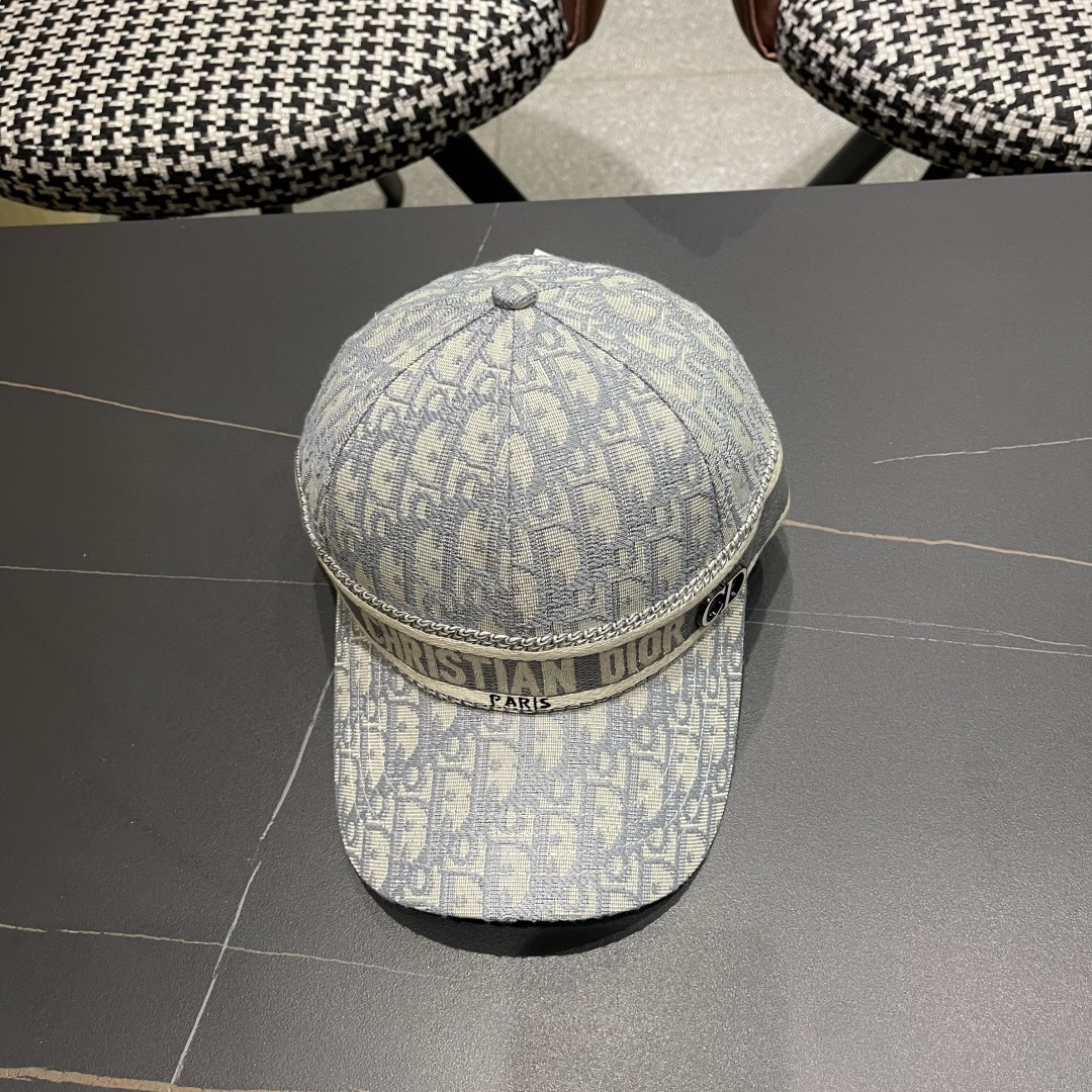  Dior(迪奥) 2025新款原单棒球帽， 精致格调，很酷很时尚，专柜断货热门，
