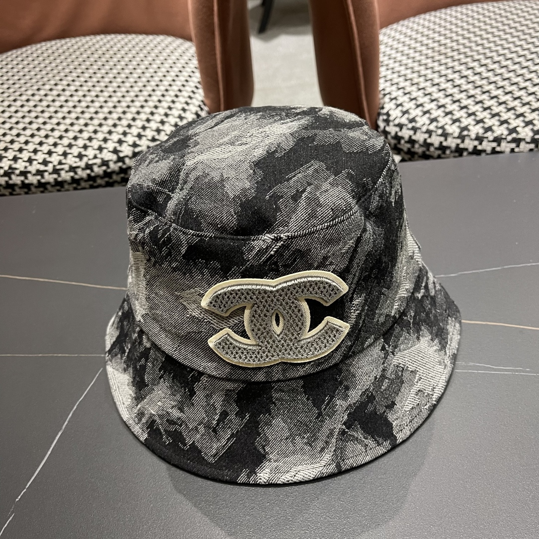  CHANEL香奈儿新款🆕牛仔蓝复古款渔夫帽🔸 节假日旅游带它出去美美哒❕  中古款