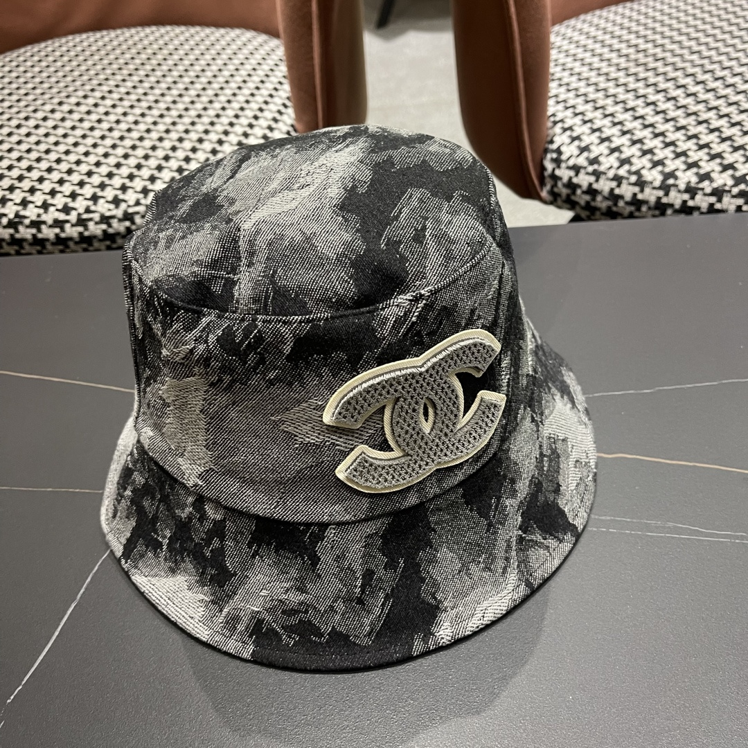  CHANEL香奈儿新款🆕牛仔蓝复古款渔夫帽🔸 节假日旅游带它出去美美哒❕  中古款