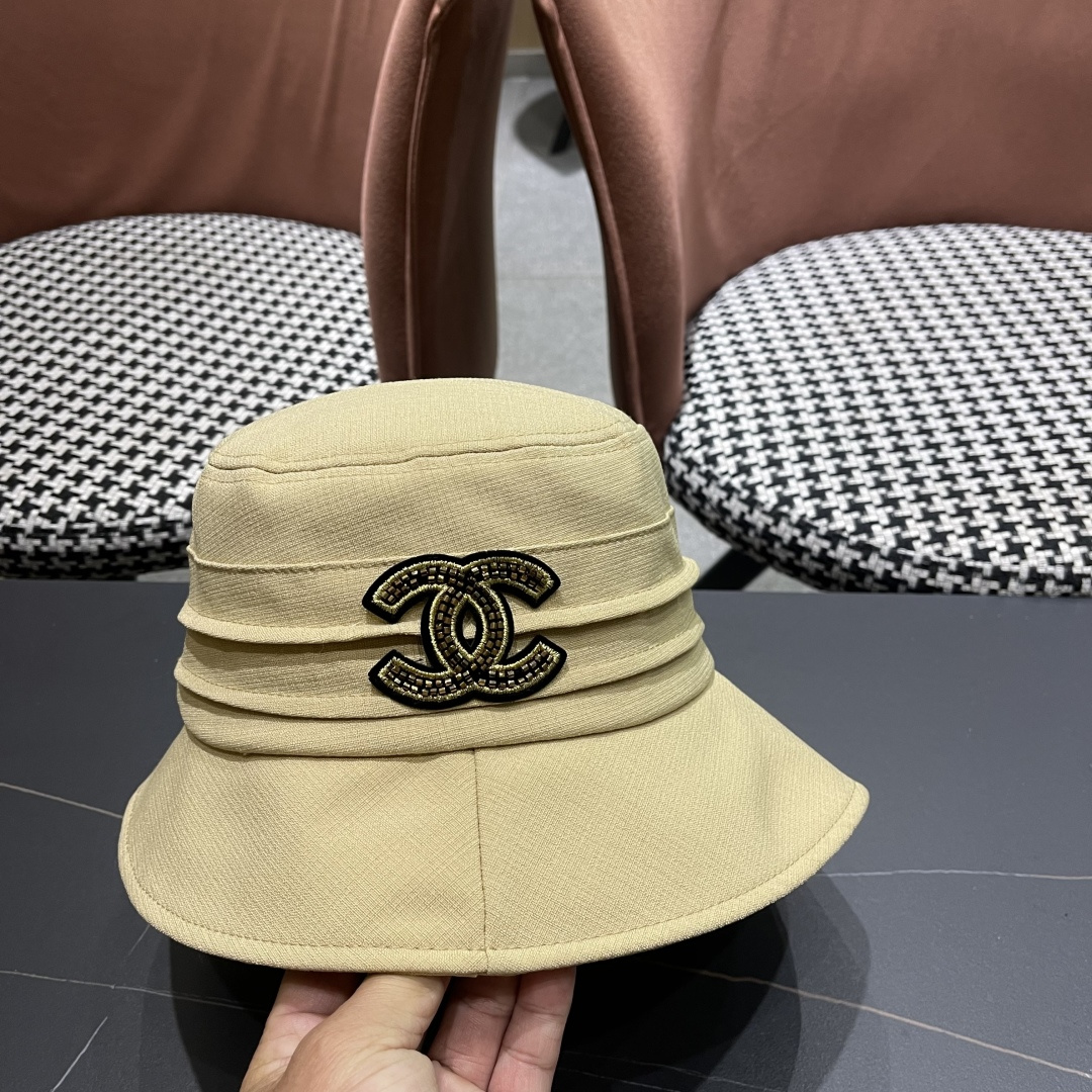 【Chanel香奈儿】2025早春新款优雅蝴蝶结小香风渔夫帽～质感满满
