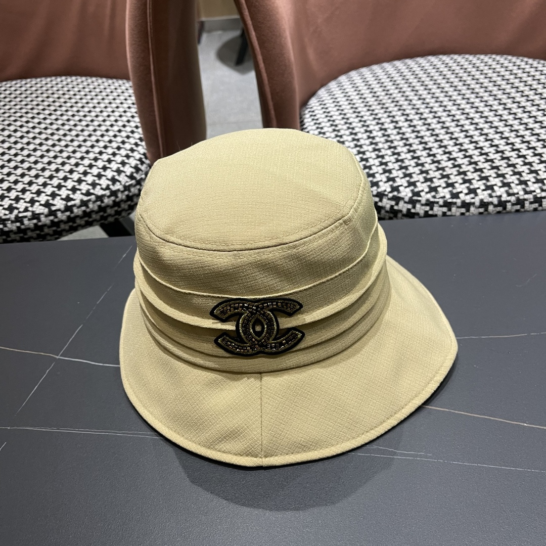 【Chanel香奈儿】2025早春新款优雅蝴蝶结小香风渔夫帽～质感满满

