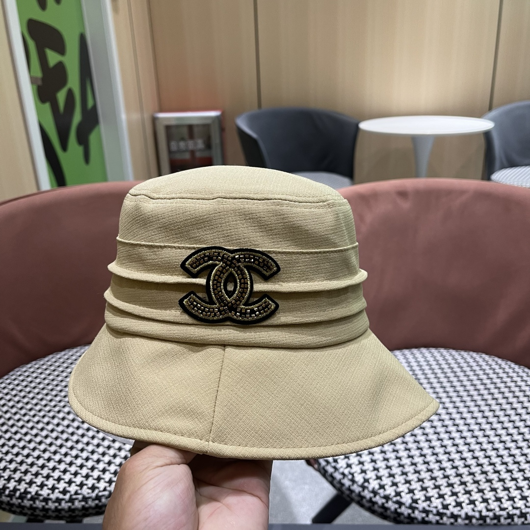 【Chanel香奈儿】2025早春新款优雅蝴蝶结小香风渔夫帽～质感满满
