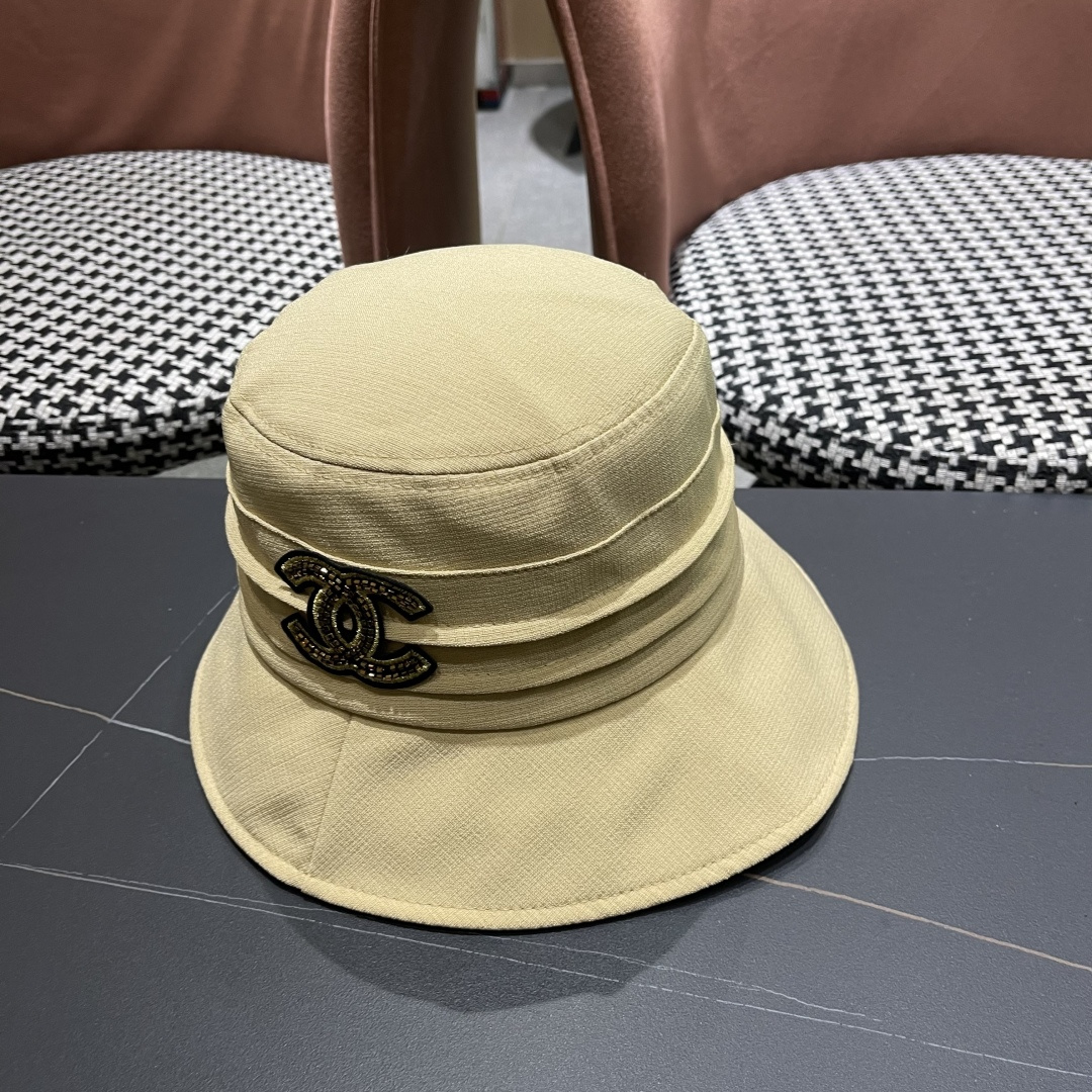 【Chanel香奈儿】2025早春新款优雅蝴蝶结小香风渔夫帽～质感满满
