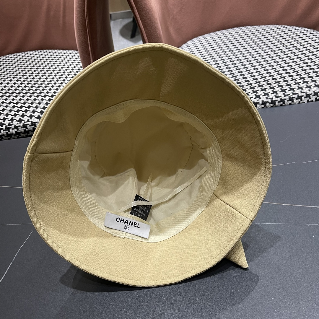 【Chanel香奈儿】2025早春新款优雅蝴蝶结小香风渔夫帽～质感满满
