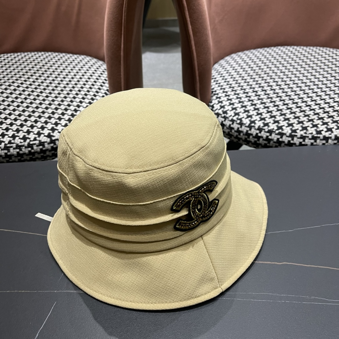 【Chanel香奈儿】2025早春新款优雅蝴蝶结小香风渔夫帽～质感满满
