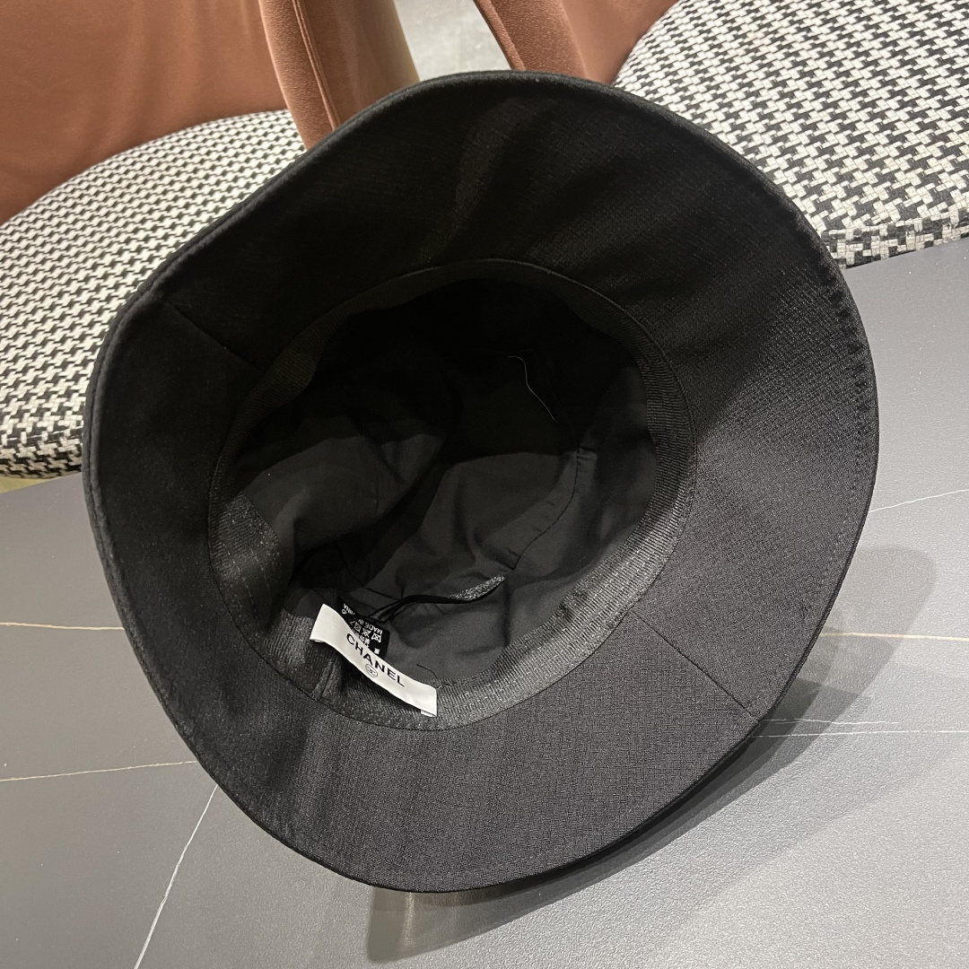 【Chanel香奈儿】2025早春新款优雅蝴蝶结小香风渔夫帽～质感满满
