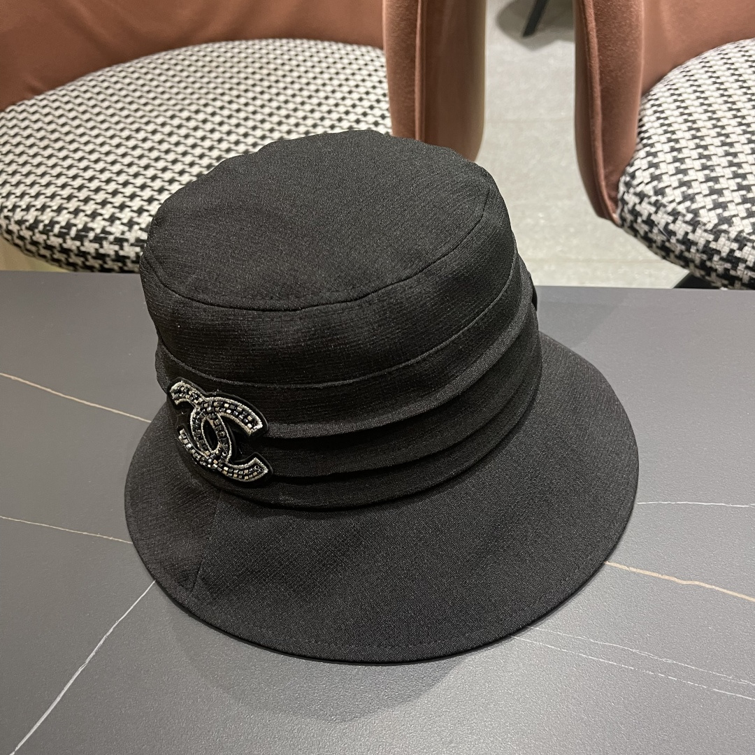【Chanel香奈儿】2025早春新款优雅蝴蝶结小香风渔夫帽～质感满满
