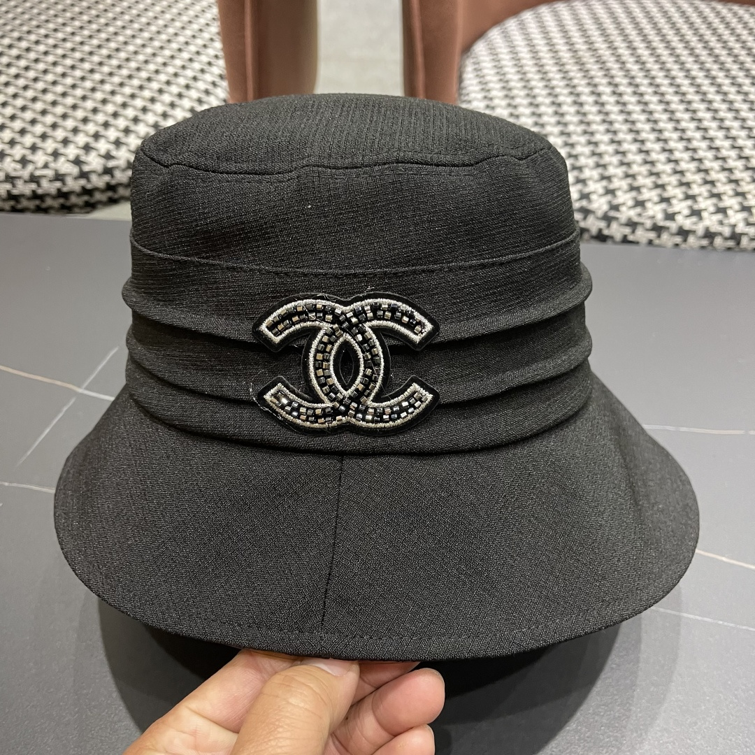 【Chanel香奈儿】2025早春新款优雅蝴蝶结小香风渔夫帽～质感满满
