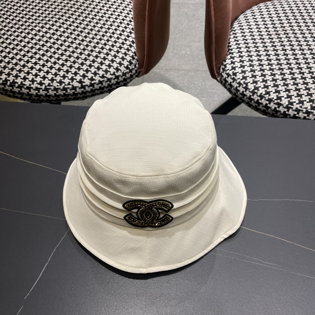 【Chanel香奈儿】2025早春新款优雅蝴蝶结小香风渔夫帽～质感满满
