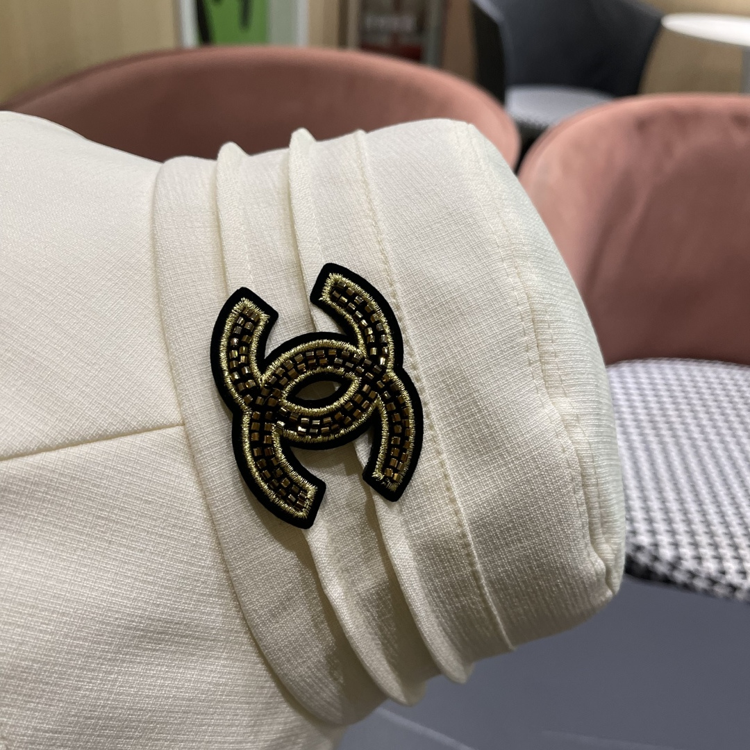 【Chanel香奈儿】2025早春新款优雅蝴蝶结小香风渔夫帽～质感满满
