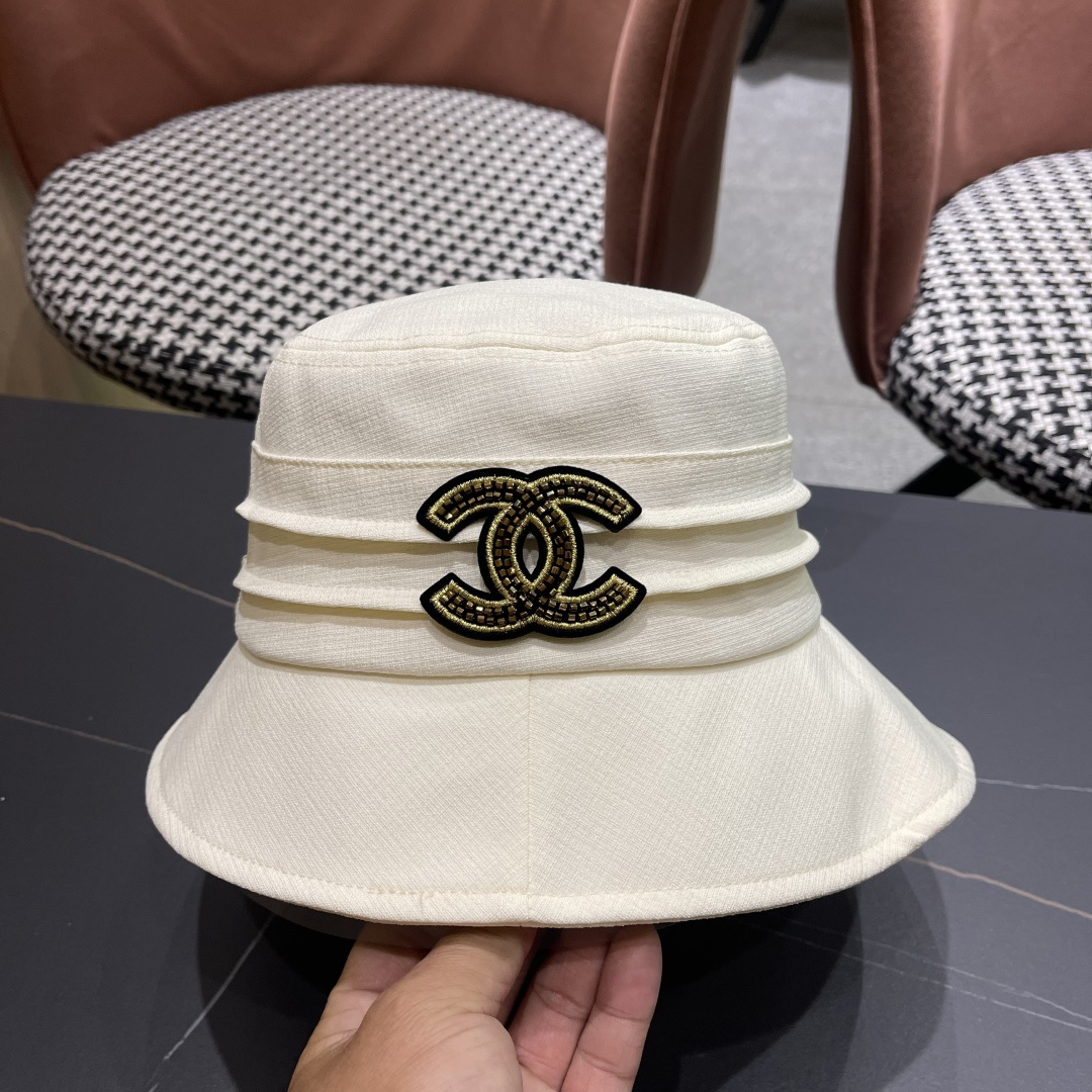 【Chanel香奈儿】2025早春新款优雅蝴蝶结小香风渔夫帽～质感满满
