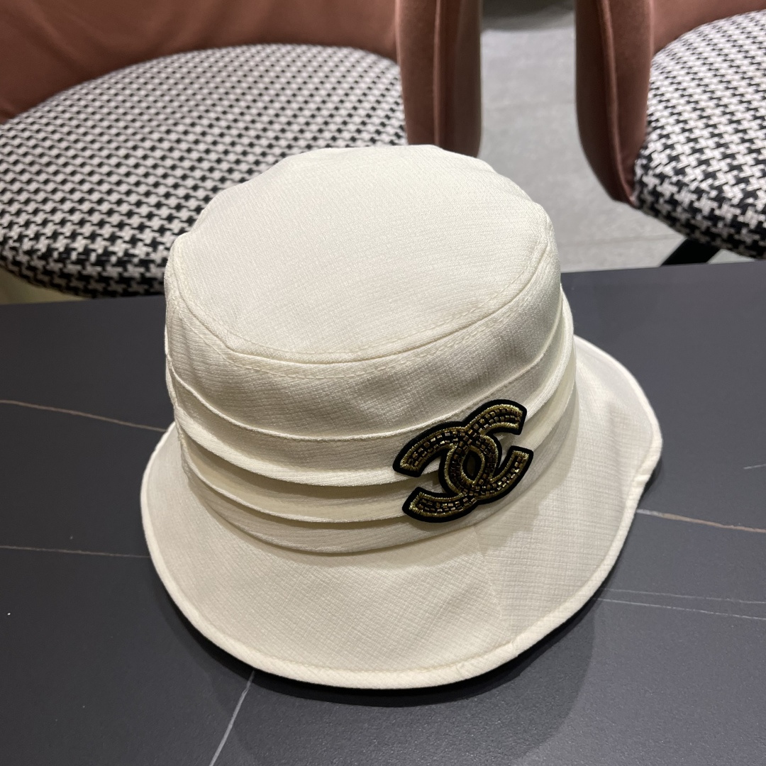 【Chanel香奈儿】2025早春新款优雅蝴蝶结小香风渔夫帽～质感满满
