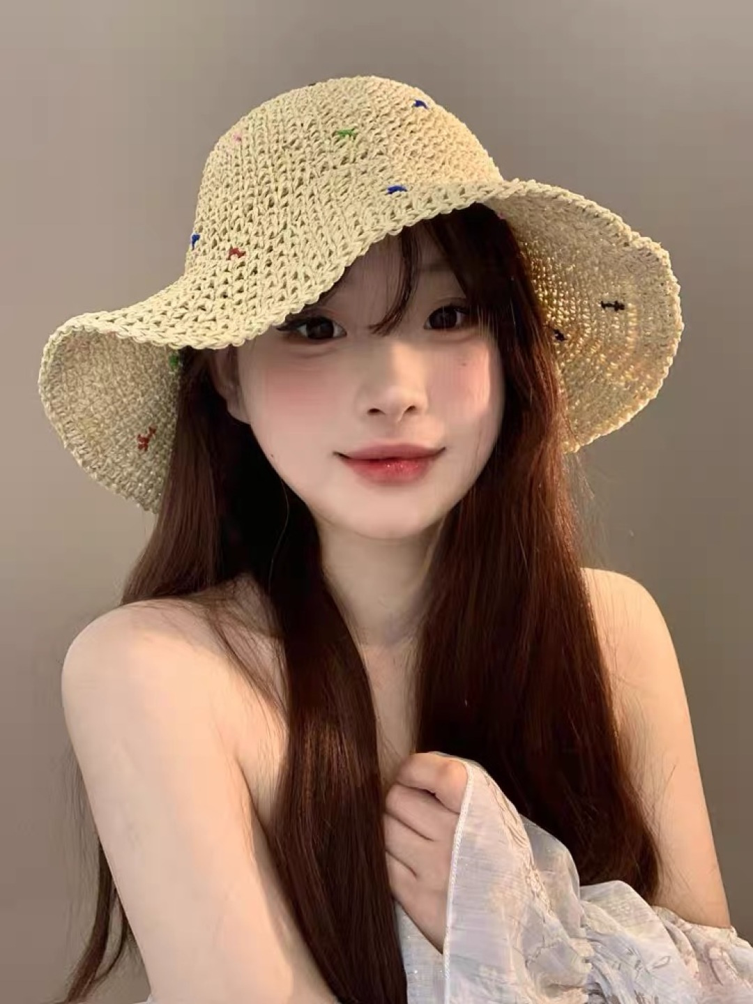  Chanel香奈儿新款海边度假帽子女夏季渔夫帽，防晒遮阳太阳帽