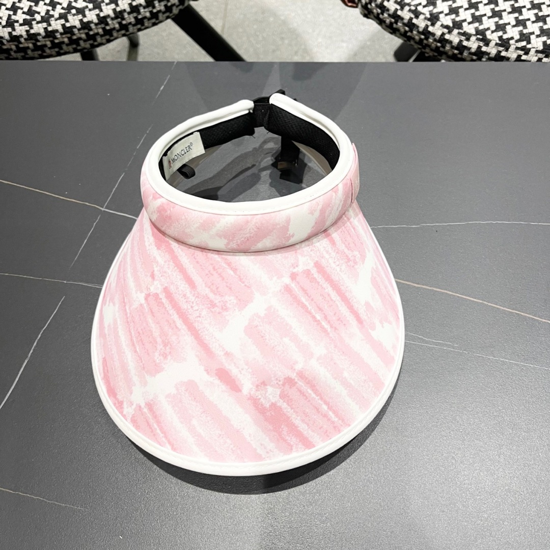 蒙口MONCLER新款空顶帽女春夏出游遮阳防晒帽显脸小百搭休闲太阳