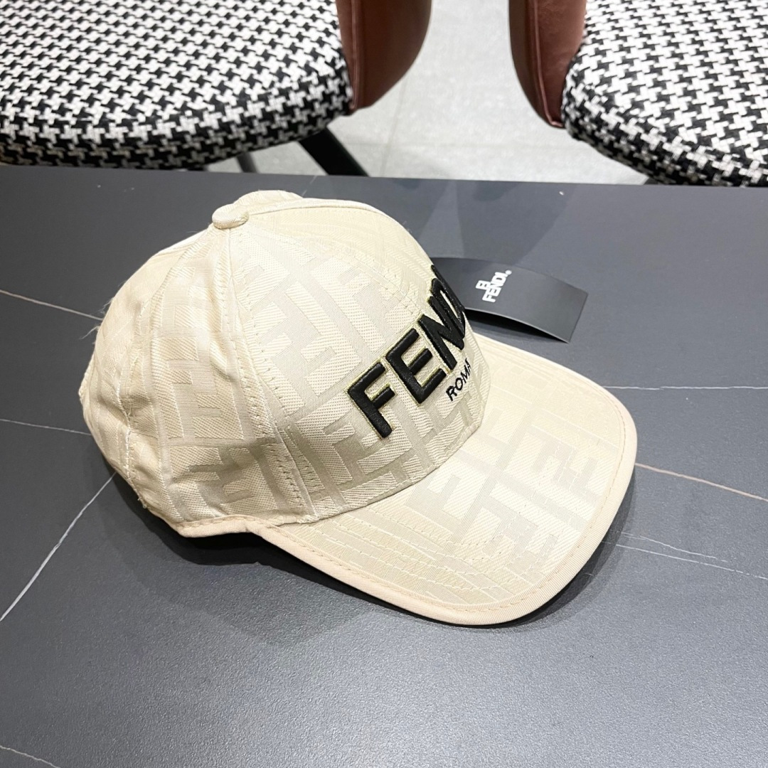  FENDI芬迪 2025老花系列棒球帽🧢 经典FF中古单品，气质穿搭单品，质量杠杠👍
