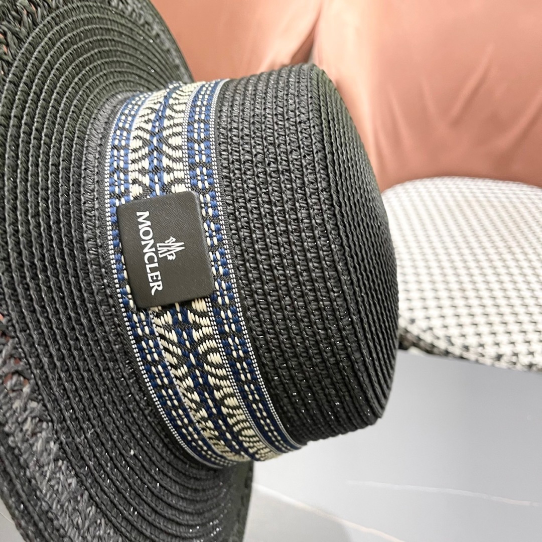  蒙口 波西米亚民族风海边沙滩遮阳草帽女夏季出游
防晒时尚平顶宽檐礼帽