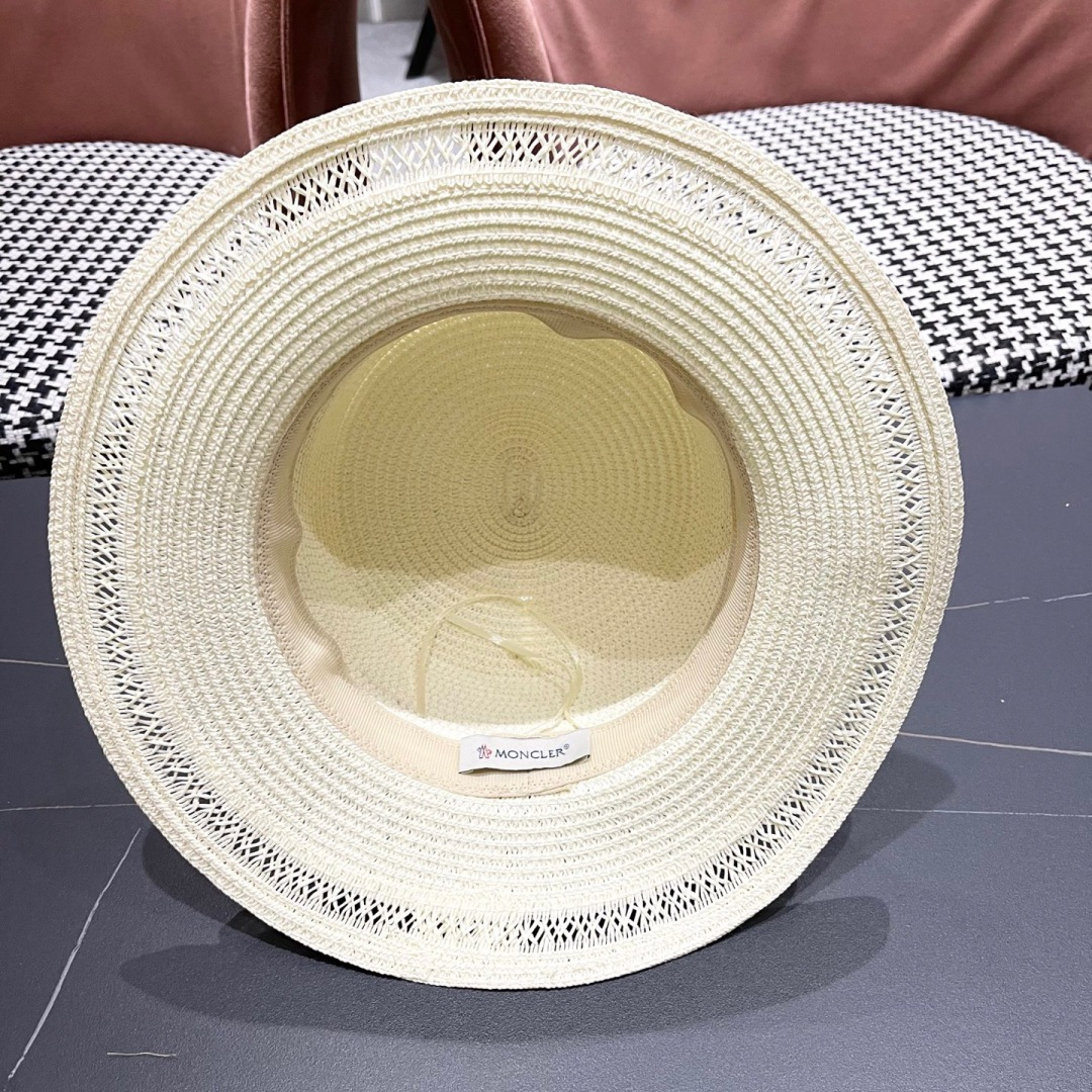  蒙口 波西米亚民族风海边沙滩遮阳草帽女夏季出游
防晒时尚平顶宽檐礼帽