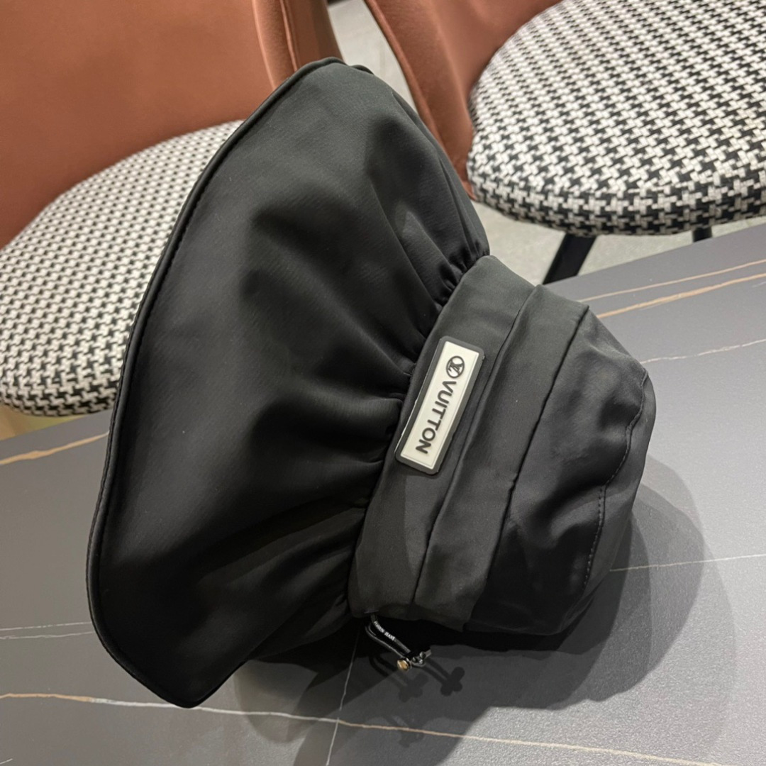  LV路易威登2025春夏款渔夫帽女夏季大檐防紫外线遮阳帽子新款时尚百搭可折叠防晒太阳帽