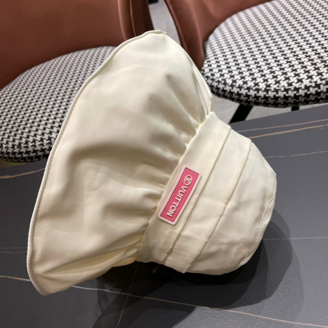  LV路易威登2025春夏款渔夫帽女夏季大檐防紫外线遮阳帽子新款时尚百搭可折叠防晒太阳帽