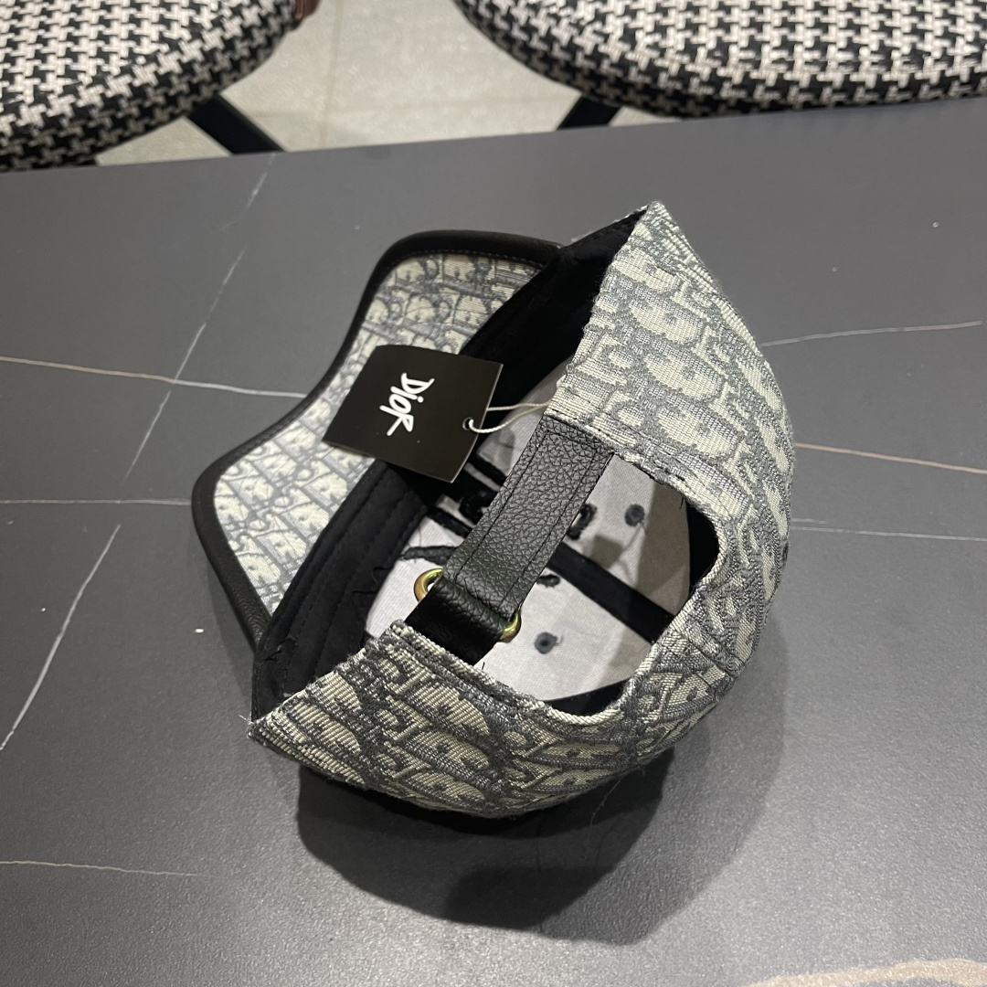  Dior(迪奥)2025新款原单棒球帽， Dior老花，复古韵味十足，专柜断货热门，11开模订制，原版
