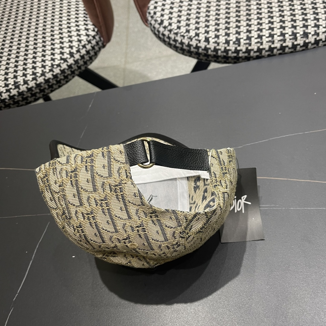  Dior(迪奥)2025新款原单棒球帽， Dior老花，复古韵味十足，专柜断货热门，11开模订制，原版