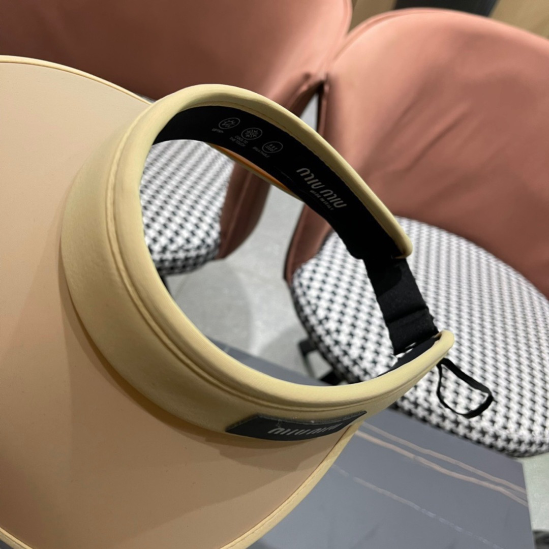    谬谬2025新款帽子女夏天空顶帽防紫外线太阳帽百搭空顶帽，可以随意卷起的，