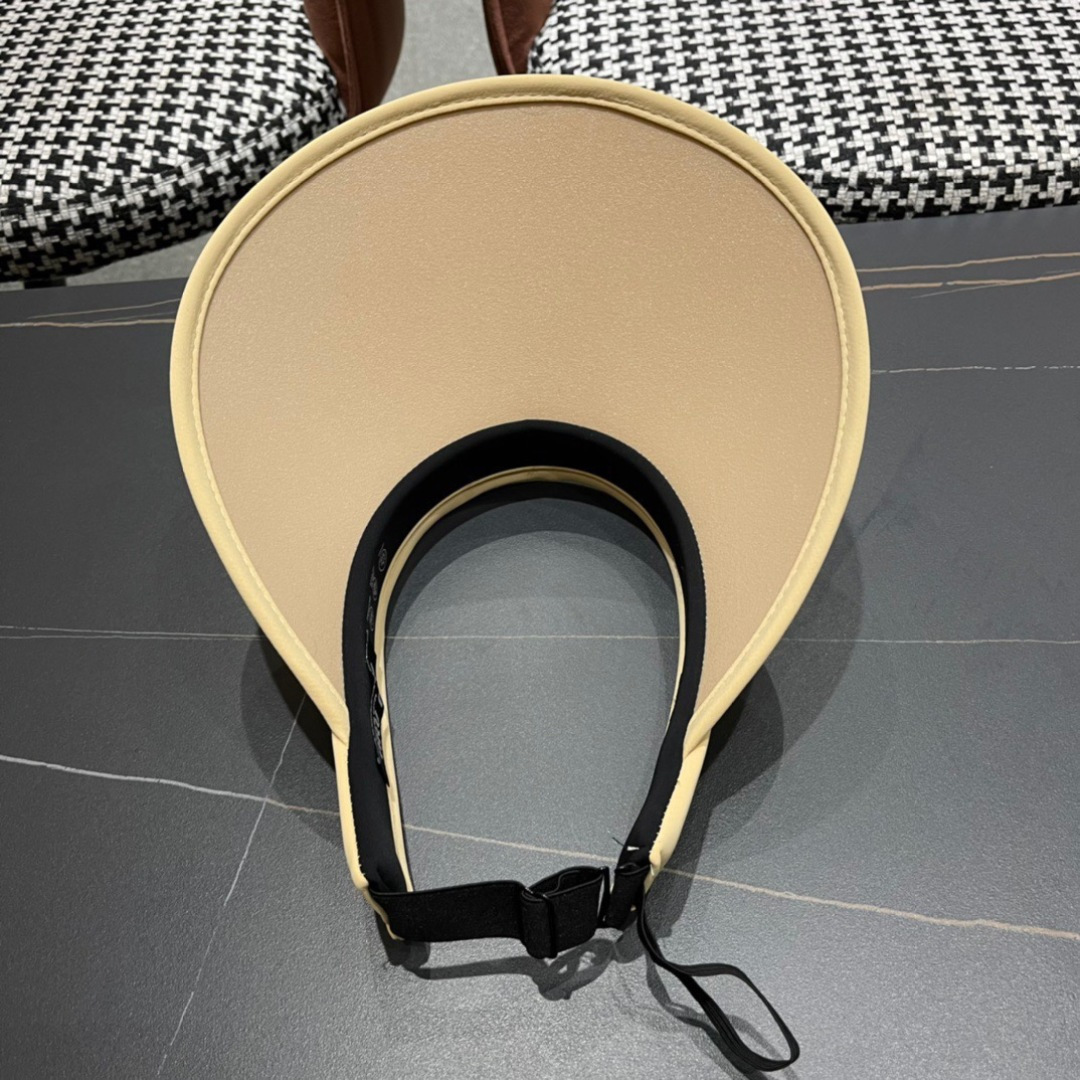    谬谬2025新款帽子女夏天空顶帽防紫外线太阳帽百搭空顶帽，可以随意卷起的，