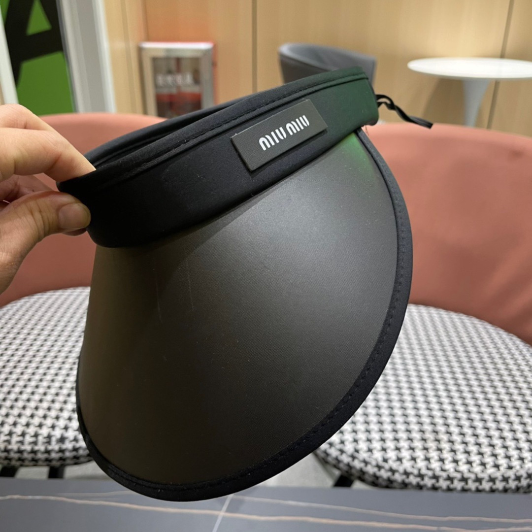    谬谬2025新款帽子女夏天空顶帽防紫外线太阳帽百搭空顶帽，可以随意卷起的，