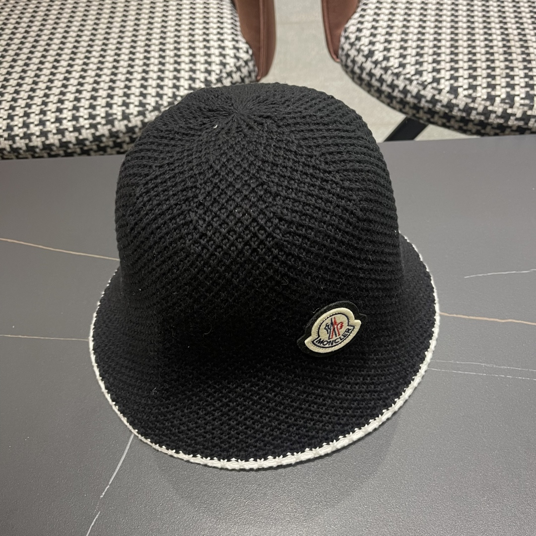 【MONCLER蒙口】拼色镂空渔夫帽子女夏季百搭透气遮阳帽日系显脸
小盆帽水桶太阳帽