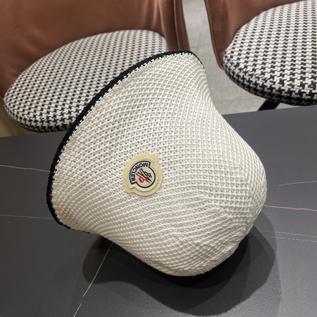 【MONCLER蒙口】拼色镂空渔夫帽子女夏季百搭透气遮阳帽日系显脸
小盆帽水桶太阳帽