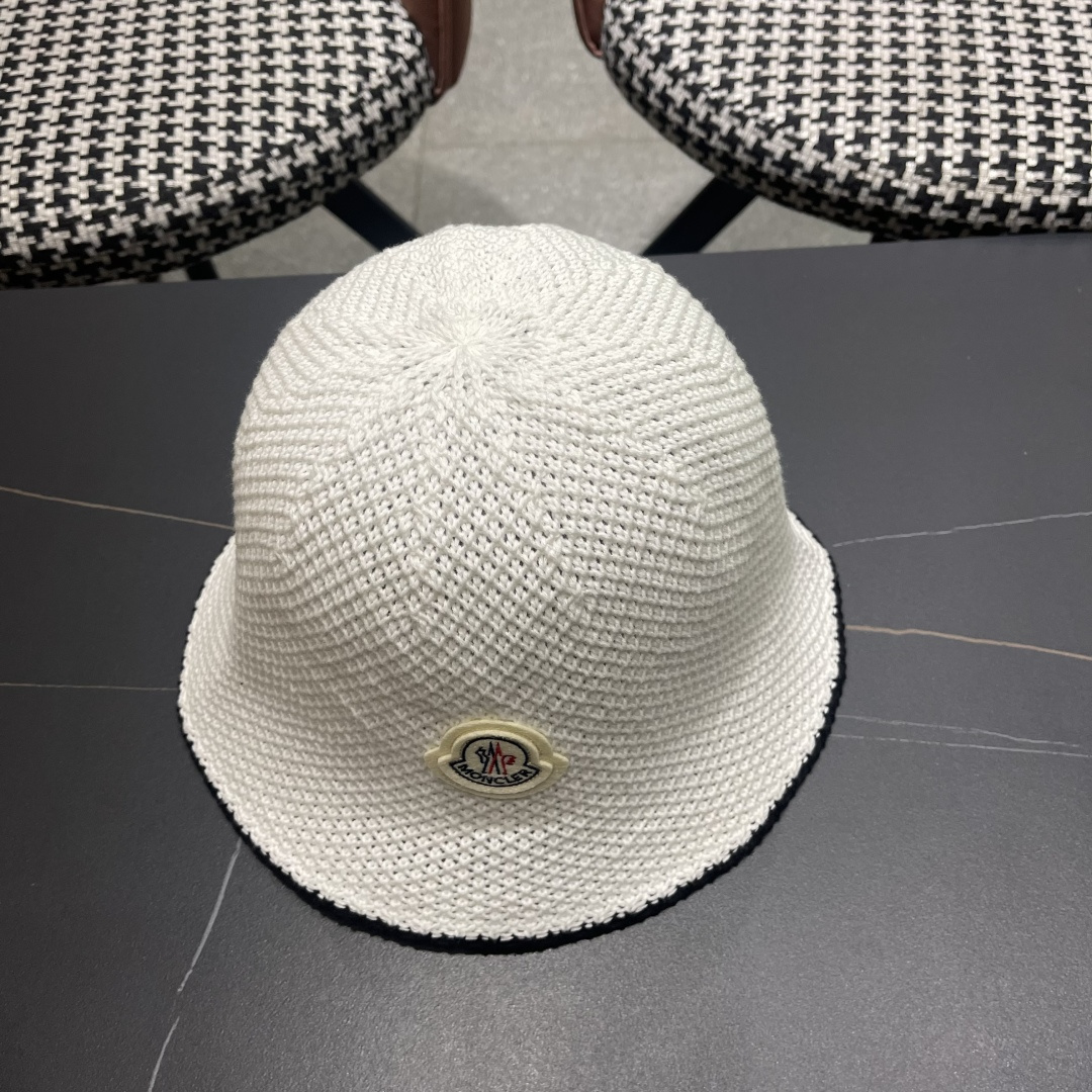 【MONCLER蒙口】拼色镂空渔夫帽子女夏季百搭透气遮阳帽日系显脸
小盆帽水桶太阳帽