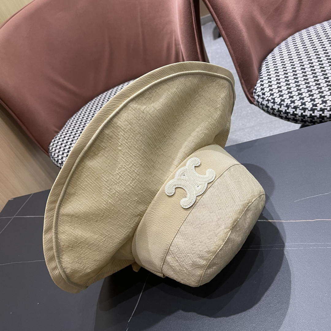  赛琳CELINE新款防晒大帽棚蝴蝶结渔夫帽，最好品质的，休闲大方，简约时尚，大家自己对比哦