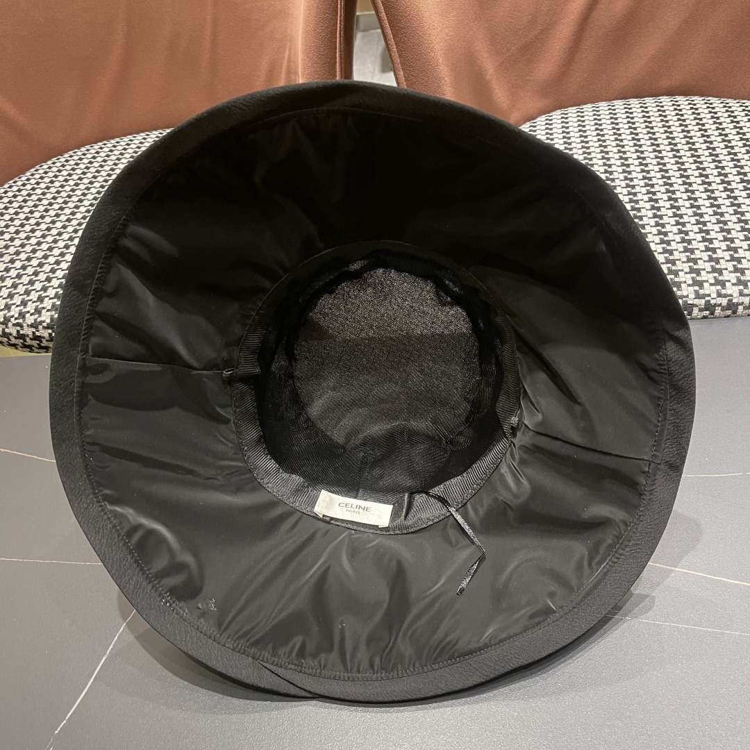  赛琳CELINE新款防晒大帽棚蝴蝶结渔夫帽，最好品质的，休闲大方，简约时尚，大家自己对比哦