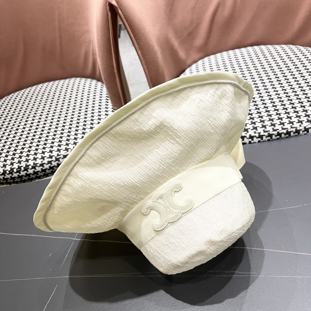  赛琳CELINE新款防晒大帽棚蝴蝶结渔夫帽，最好品质的，休闲大方，简约时尚，大家自己对比哦