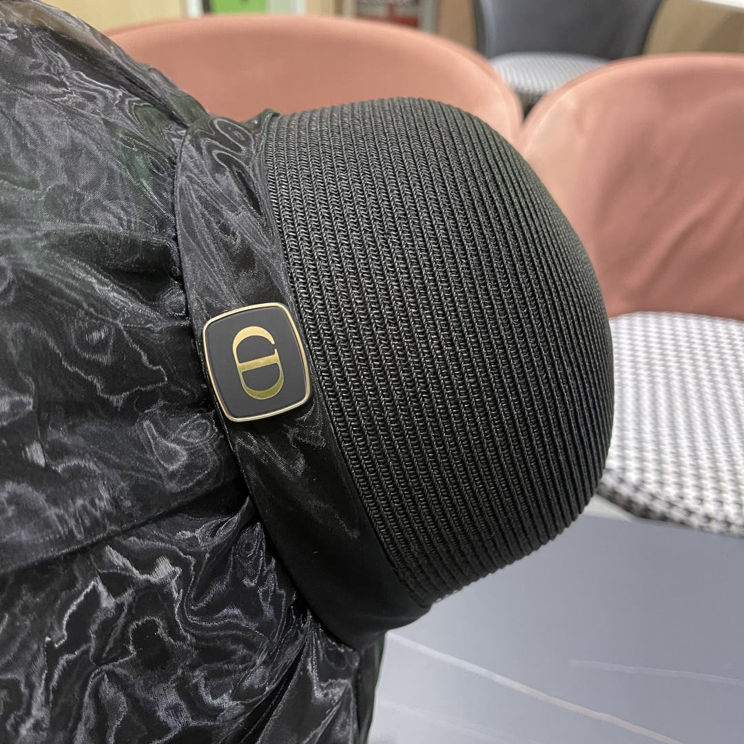 【DIOR迪奥】2025春夏新款韩版蝴蝶结简约防晒遮阳渔夫帽，🔆百搭日常款～出街必备