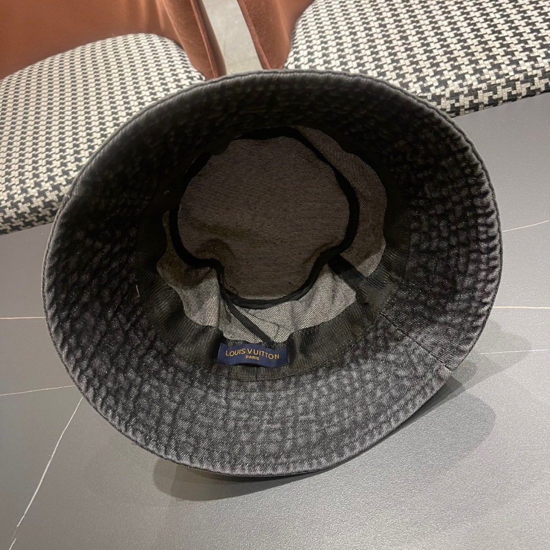  【LV路易威登】2025新款纯色牛仔男女款渔夫帽，超好搭配，闭眼入的一款